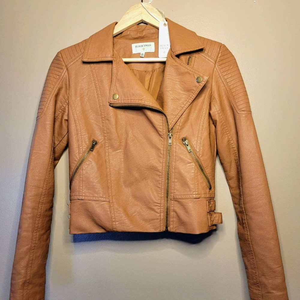 Black Swan Vegan Leather Jacket